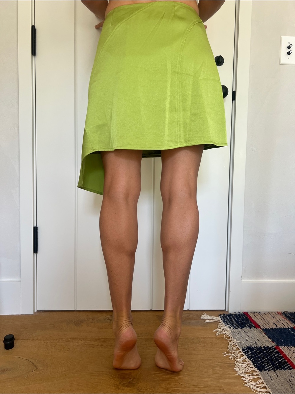 RARE La Ligne Periodot Alina Asymmetrical Satin Skirt - SAMPLE? - Picture 12 of 15